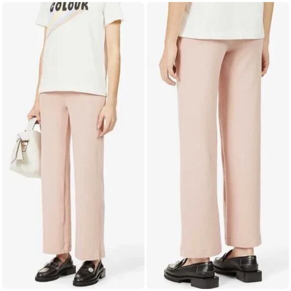 Reformation Cirrus Crop Straight Leg Knit Pants - Picture 1 of 13